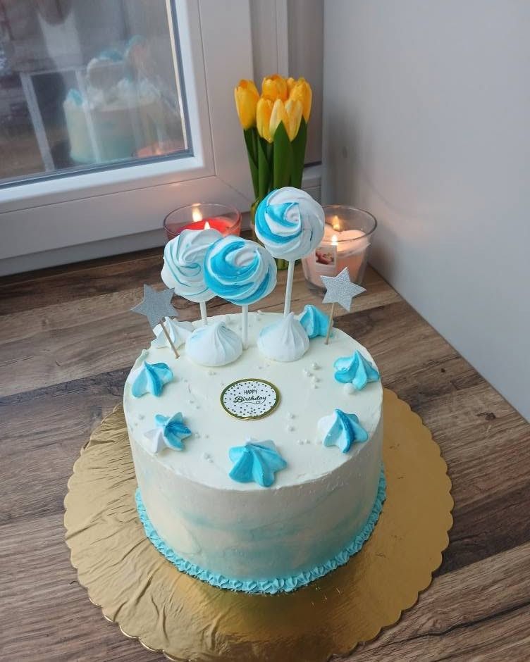 Torturi pastel cu bezele, fotografia 3