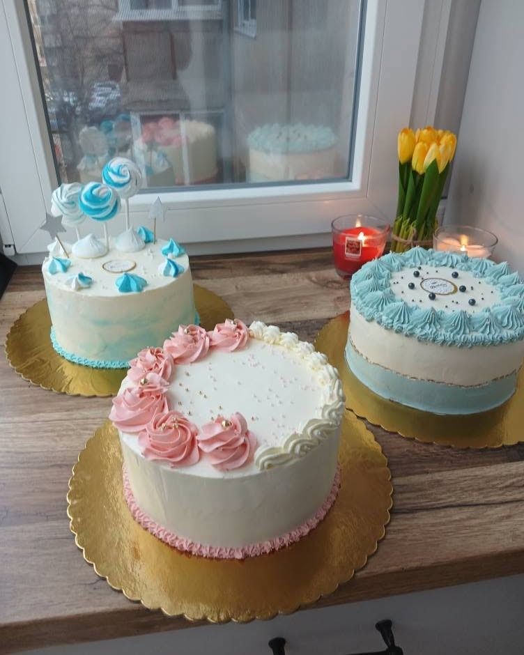 Torturi pastel cu bezele, fotografia 4
